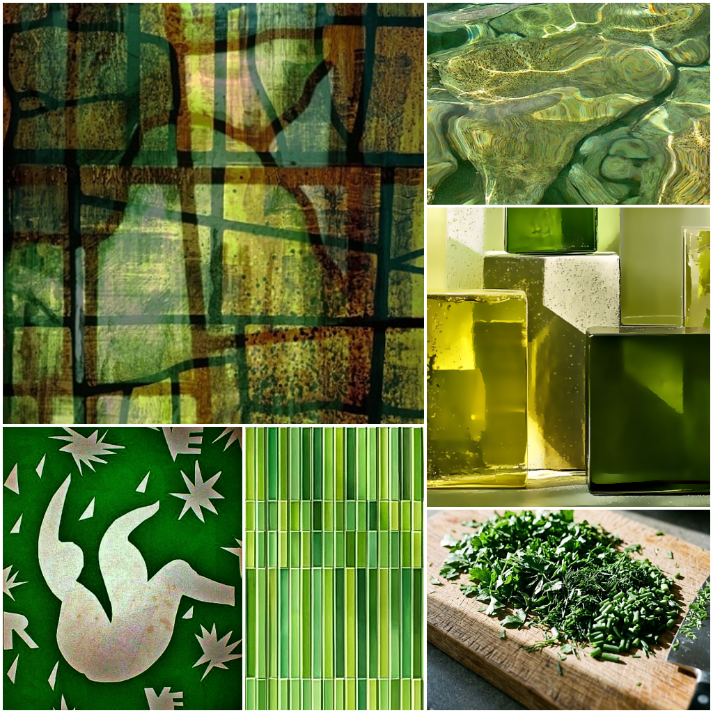 A moodboard for Basil